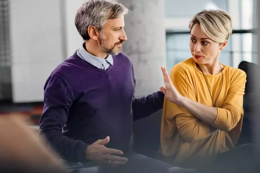 Couple en divorce pour faute